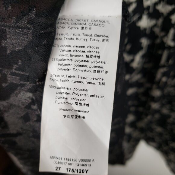 Persona Marina Rinaldi Textured Houndstooth Tunic Long Sleeve Pussybow Size 18 P - Picture 8 of 10